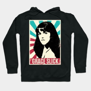 Vintage Retro GRACE SLICK 80S Hoodie